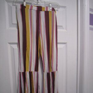 art class vertical lines pants size XL (14/16)